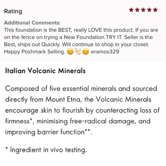 🧡 ORIFLAME GIORDANI GOLD LONG WEAR MINERAL FOUNDATION 🧡 - Picture 10 of 10